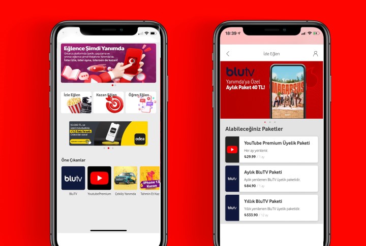 Vodafone Yanımda'ya Eğlence alanı eklendi: Youtube Premium 9,90TL