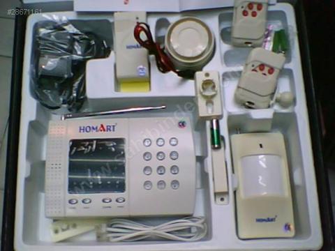  Satılık KABLOSUZ Homart Marka Alarm Sistemi : 85TL
