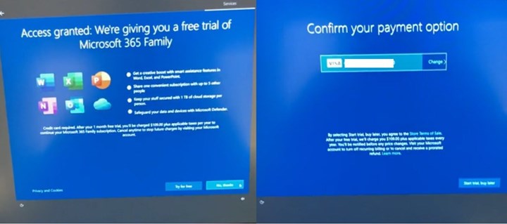 Windows 10'daki hata, kullanıcıları Microsoft 365 satın almaya zorluyor