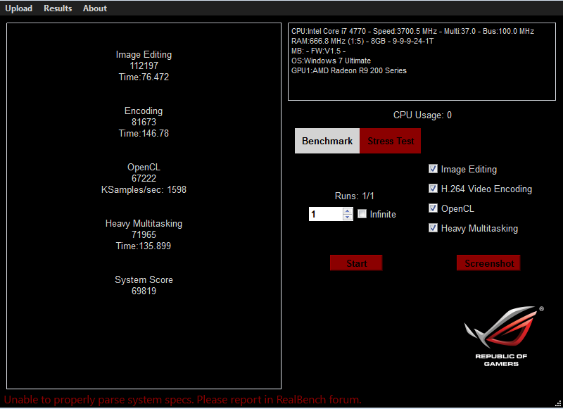  RealBench V2.2 ( Sistemine Güvenenleri Buraya Alalım )