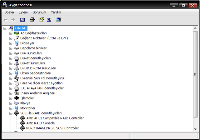  AHCI DRIVER YARDIM