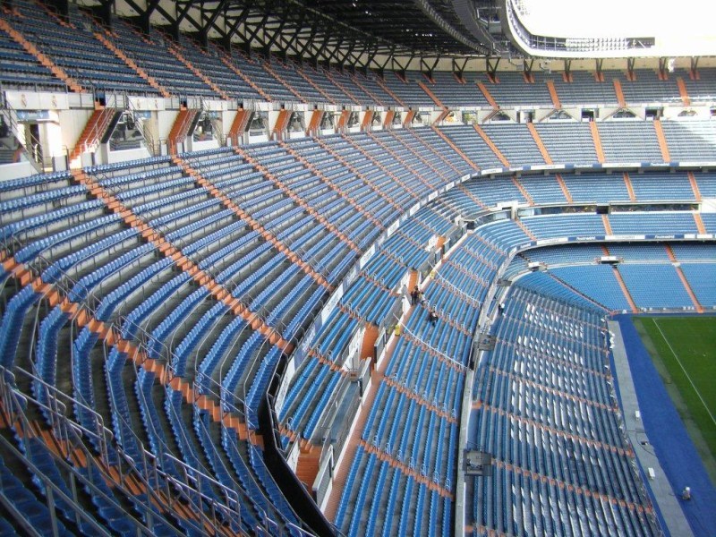 Анди арена. Bernabeu Stadium in Madrid Farm Construction. Map of Bernabeu.