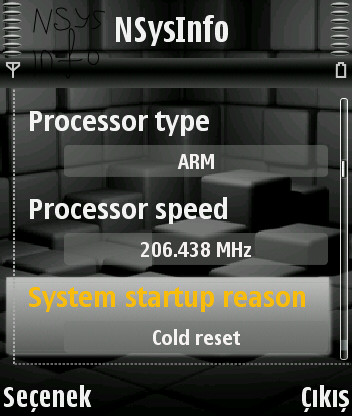  S60 V3 OS 9.1'SADECE'Program Alanı (___)