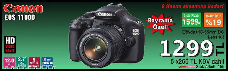  1400 TL bütçe, SLR Kamera Tavsiyesi