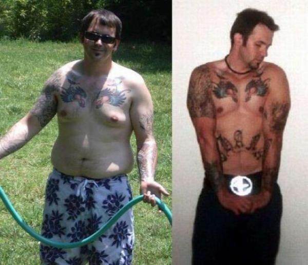  bodybuilding önce vo sonra + Evde çalışma programı ss'li
