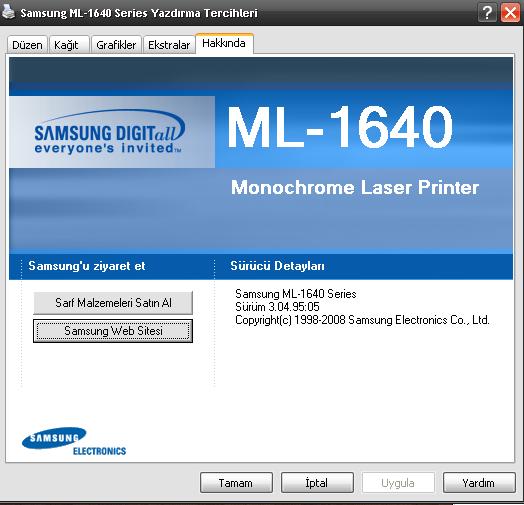  Samsung Ml-1640 ,  ML-2240 ve ML-1660 çip resetleme yöntemleri (YENİLENDİ)