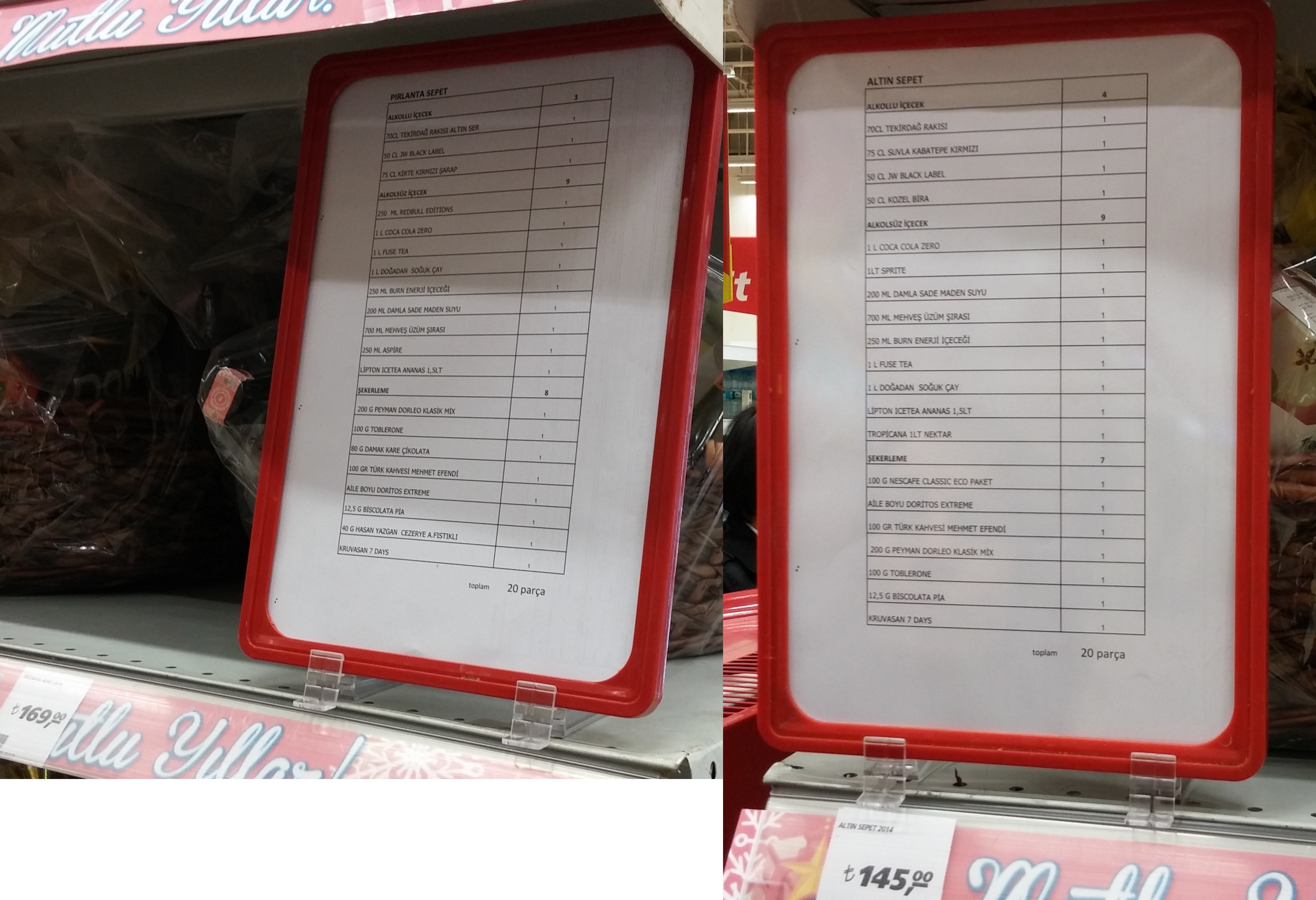 Yılbaşı Sepetleri 2015