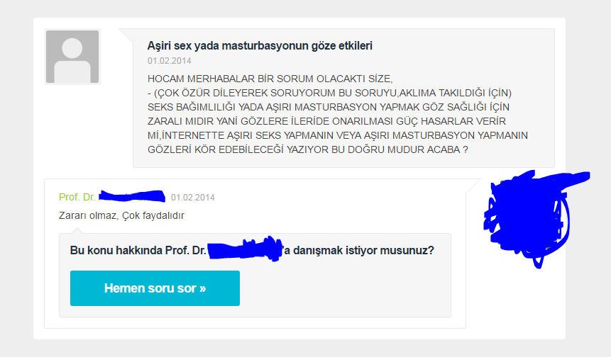  Doktora Sorulan Soru Ve Doktorun Verdiği Cevap (SS'Lİ)