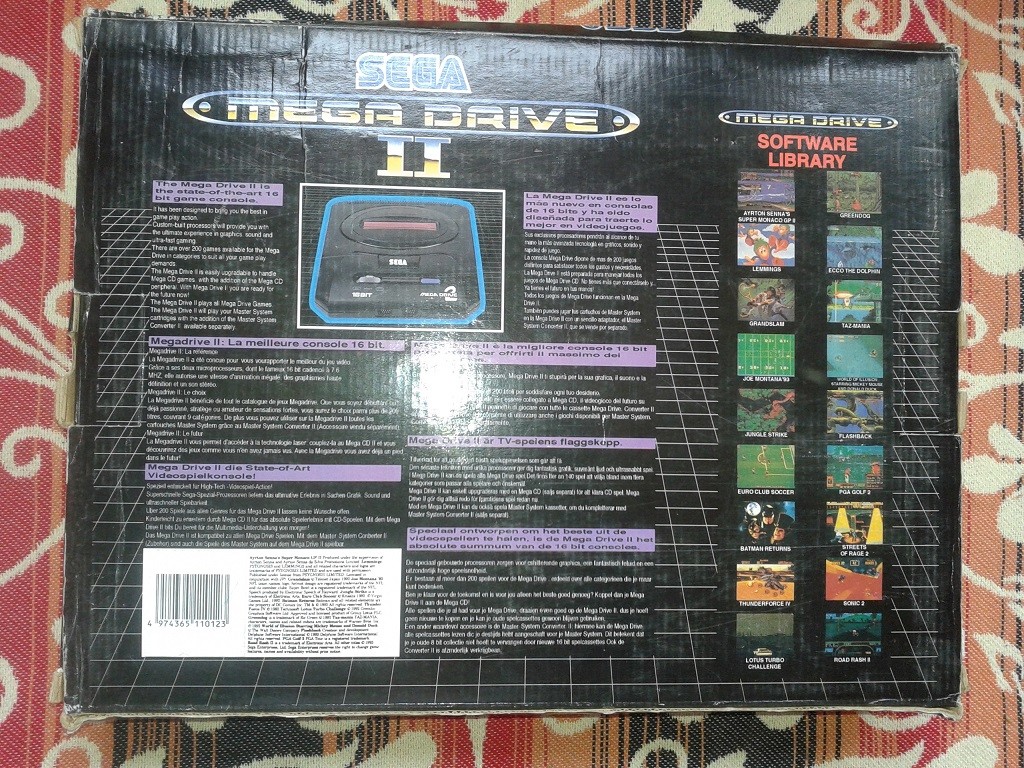  SIFIR ORJİNAL SEGA MEGA DRIVE 2 KUTUSUNDA + 5 ORJİNAL OYUN - SANALPAZAR LI!