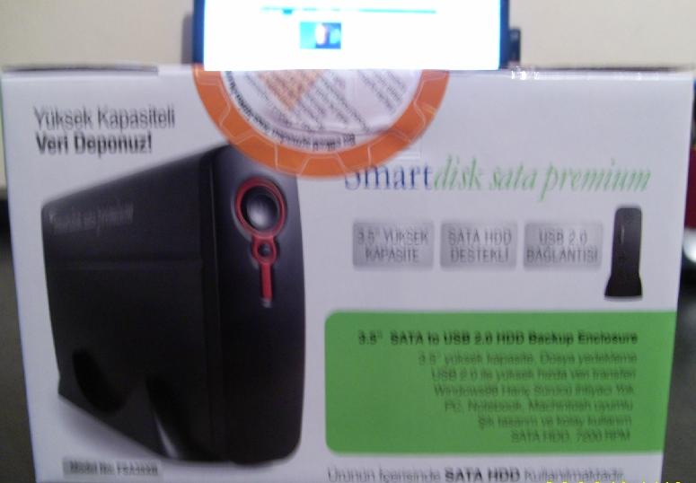  Smartdisk Premium 3.5'' 500gb siyah usb hdd..SIFIR