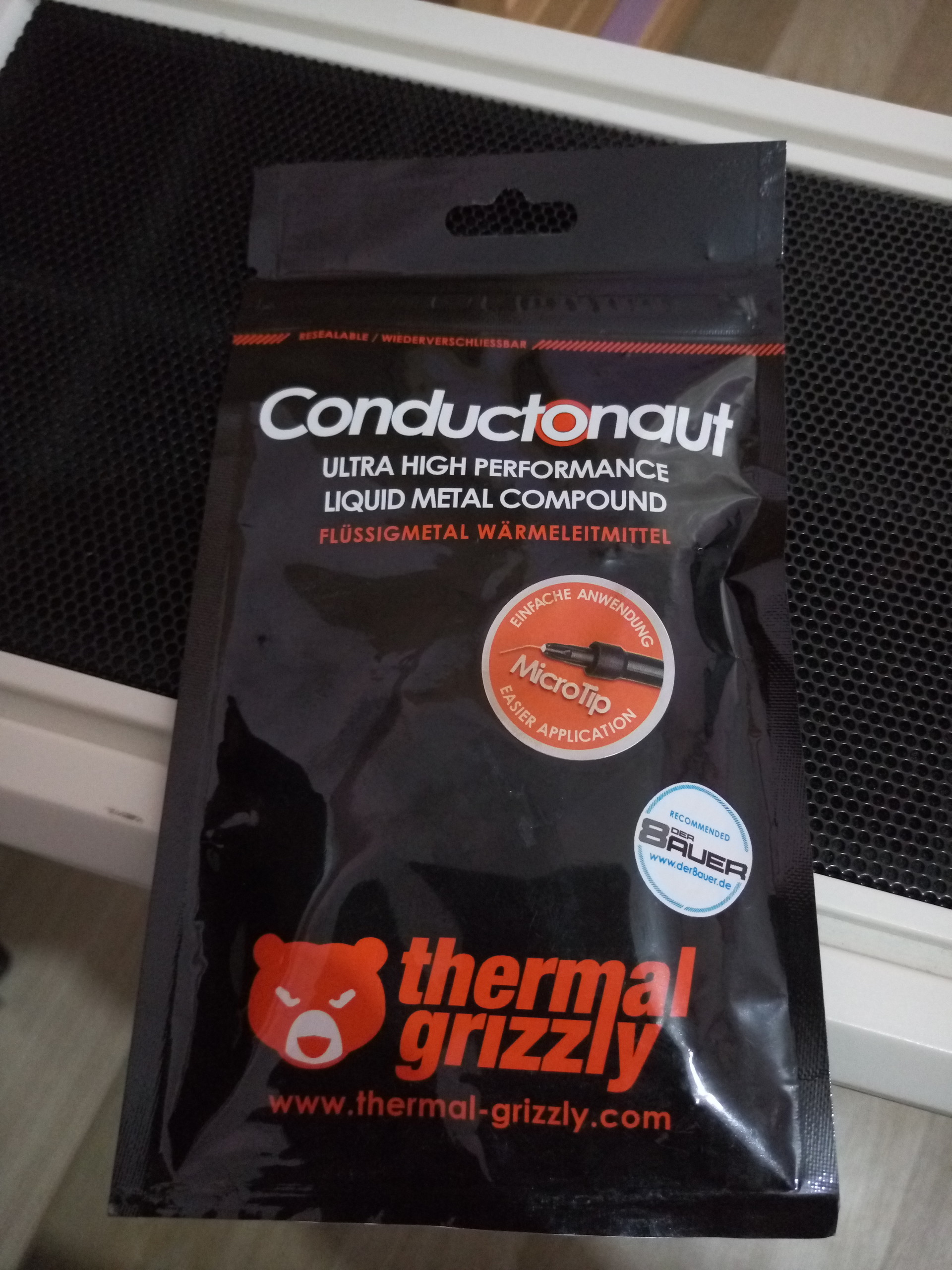 Termal Grizzly Conductonaut Sıvı Metal [80 TL] [Liquid Metal 73 W/mk]