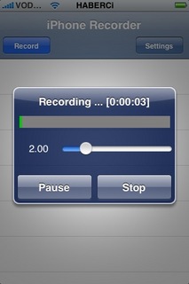  iPhone Recorder Ses kayıt Programı 'Yeni'