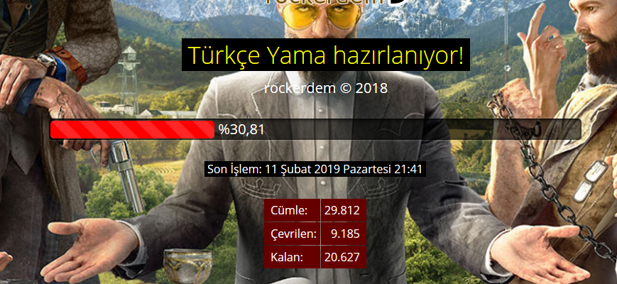 Far Cry 5 Türkçe Yerelleştirme Çalışması %100 - v3 2023 Sürüm Yayınlandı - [rockerdem]