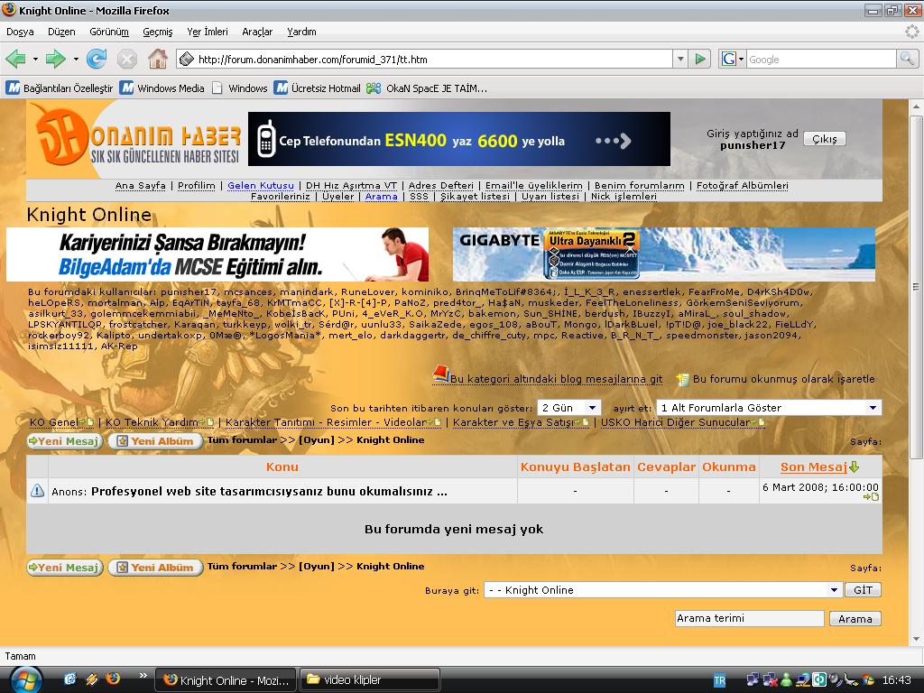  Knight Online foruma girince neden böyle gözüküyor :S:S:S
