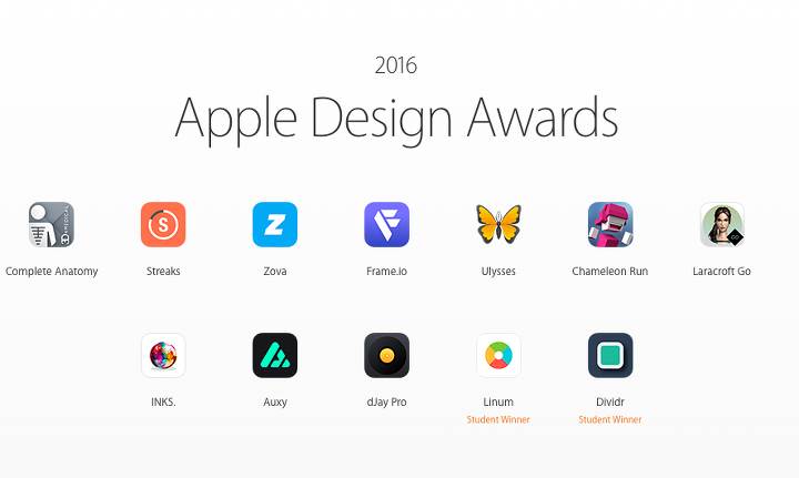 Apple 2016 Tasarım Ödülleri sahiplerini buldu