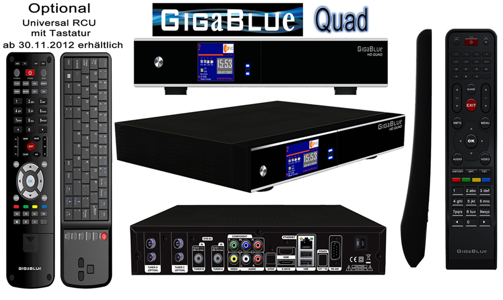  GigaBlue HD QUAD 4 tuner destekli ve 1305 Mhz.işlemci Kullanıcıları