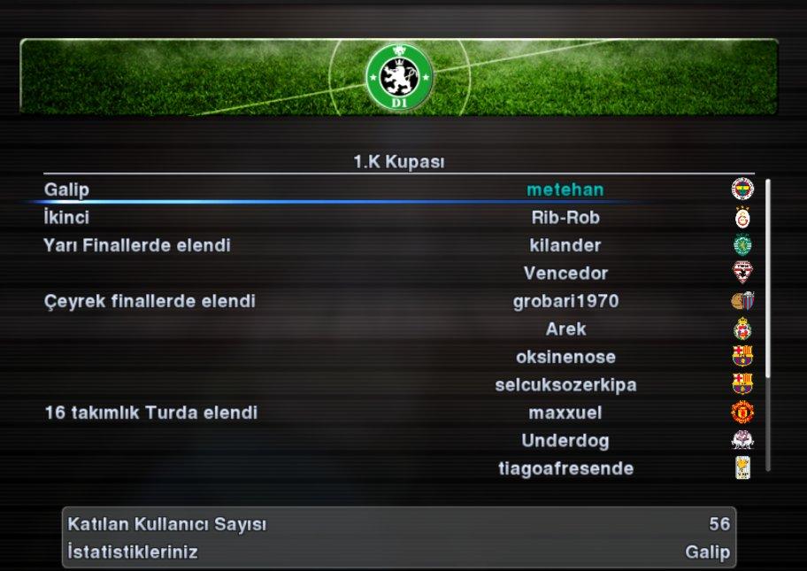  [PC] PES 2012 ONLINE MASTER LIG ANA KONU