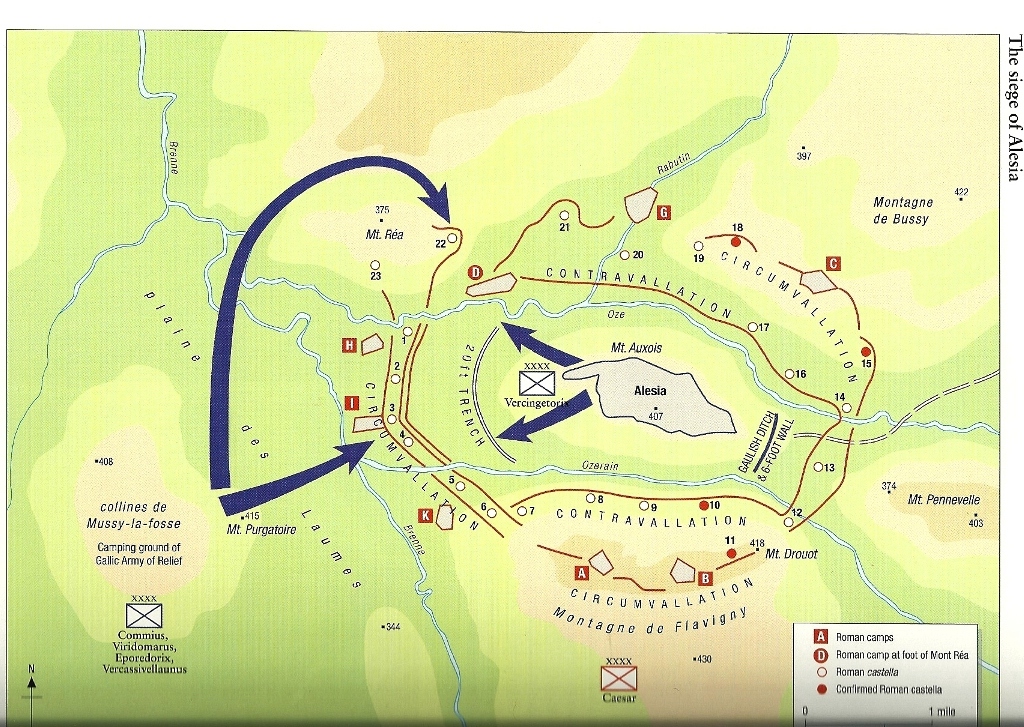 Место битвы. Битва при Алезии схема. АЛЕЗИЯ битва Цезарь. Осада Алезии 52 год до н э. Осада Алезии реконструкция.