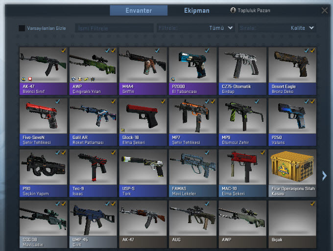  Satılık global elite + Full skin (uygun fiyat)