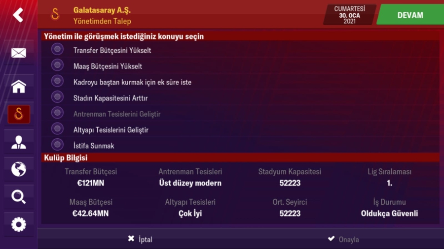 Football Manager 2019 Mobile - Hiç yoktan iyidir diyenler için bire bir