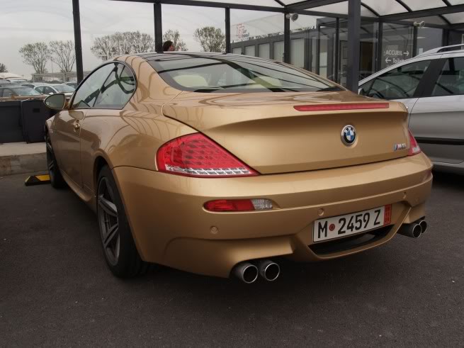 BMW 6 e63 Gold