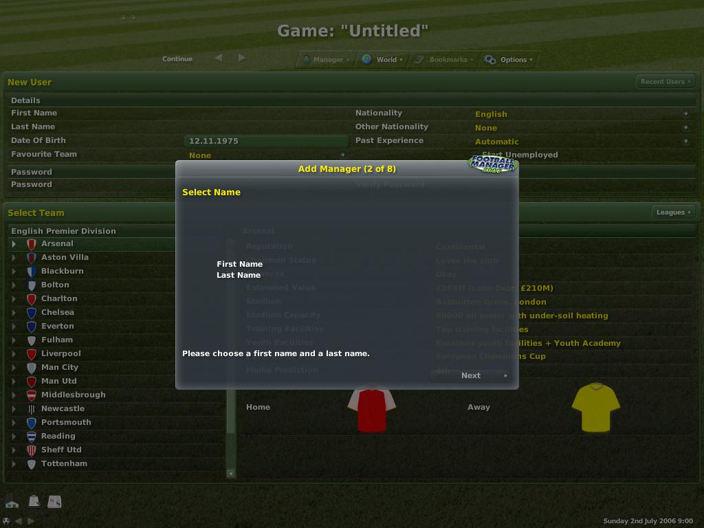  Football Manager 2007 Sorunu