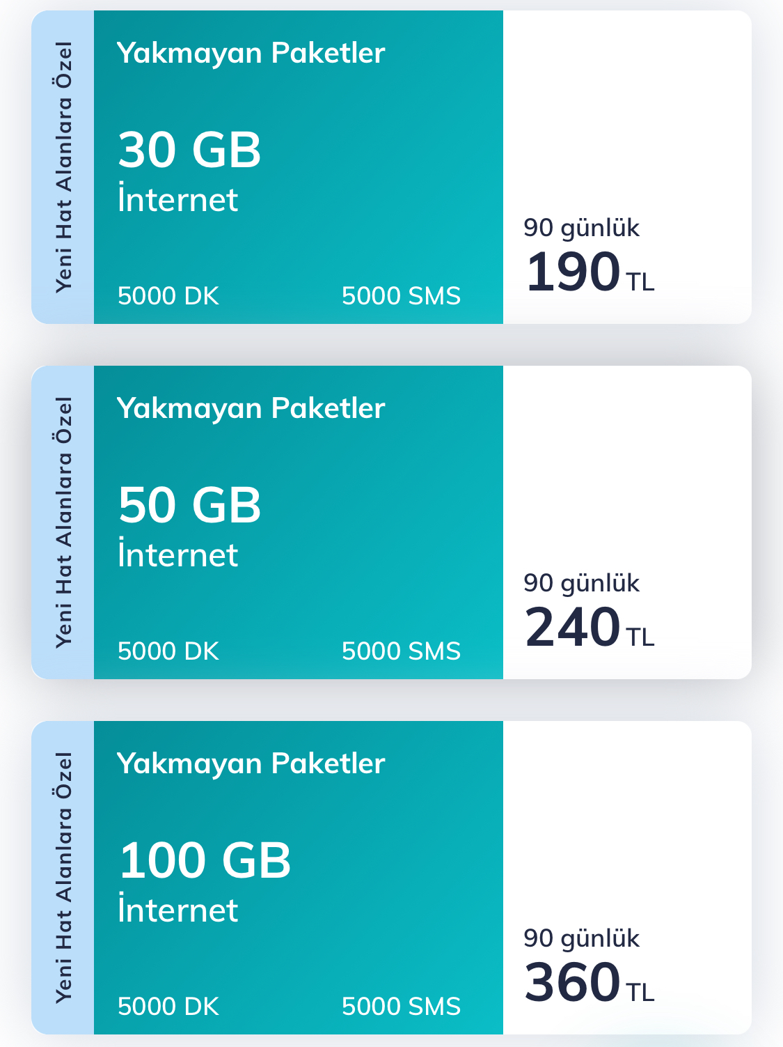 türk telekom dan yakmayan paketler 90 günlük faturasız paketler