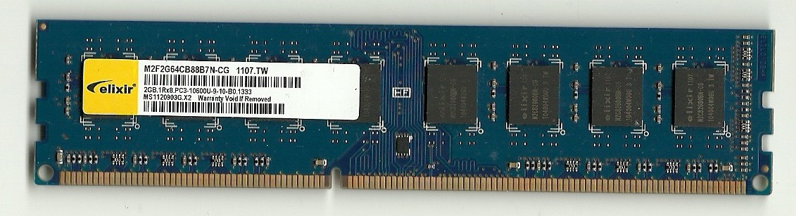  Satıldı - 2 GB DDR3 1333 MHZ CL9 RAM ( PC )