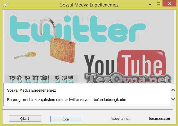  Youtube ve Twitter'a girmenin en kolay yolu