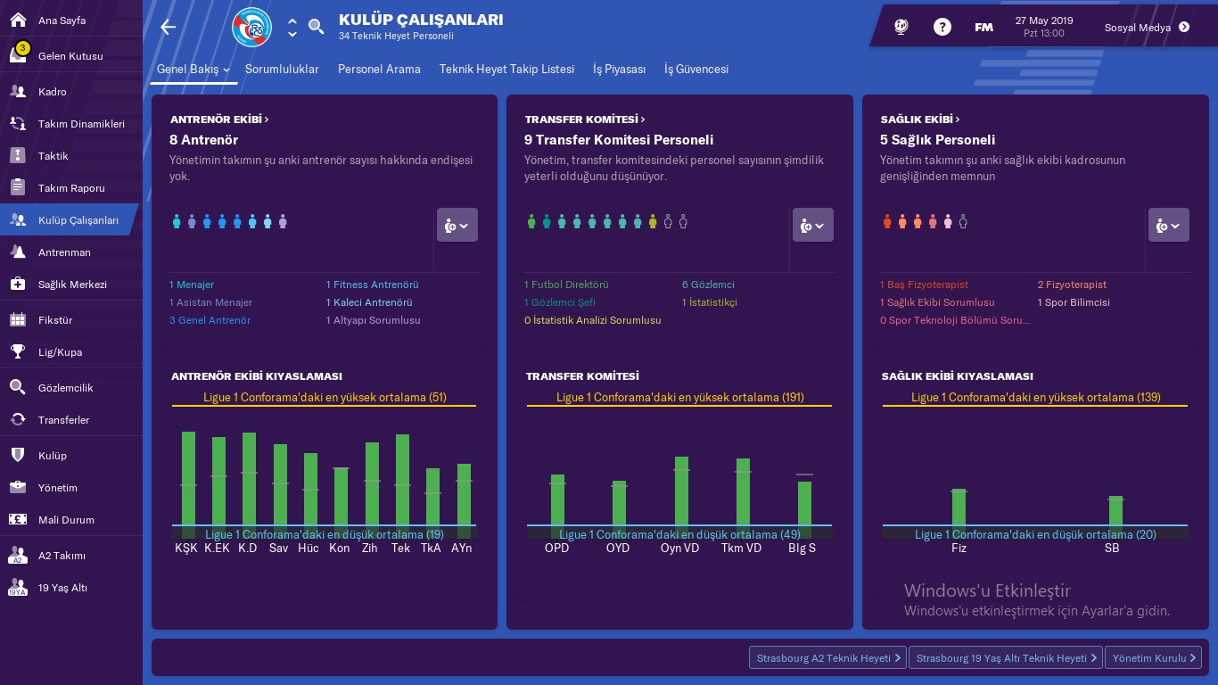 FM 2019 & STRASBOURG & 2.SEZON ŞAMPİYON OLDUK MU?  & MUHAMMET AKYILDIZ