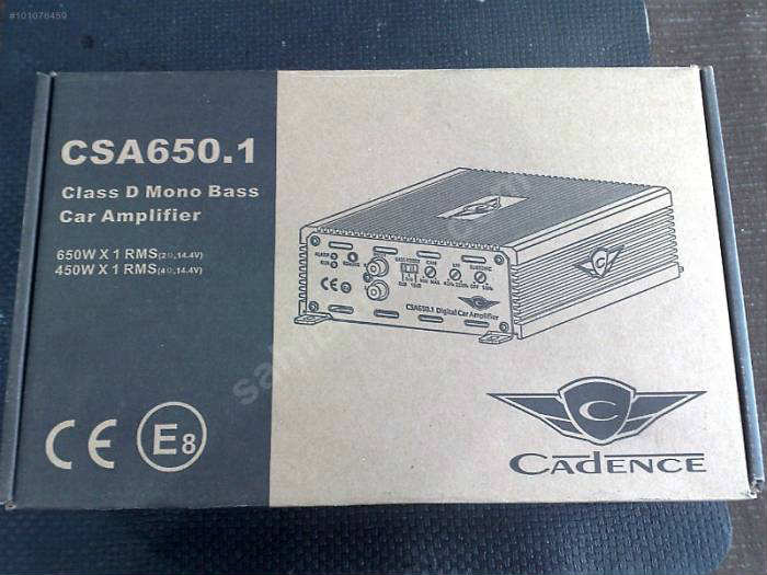  CADENCE CSA 650.1 Mono Amfi Kullanan Var mı?