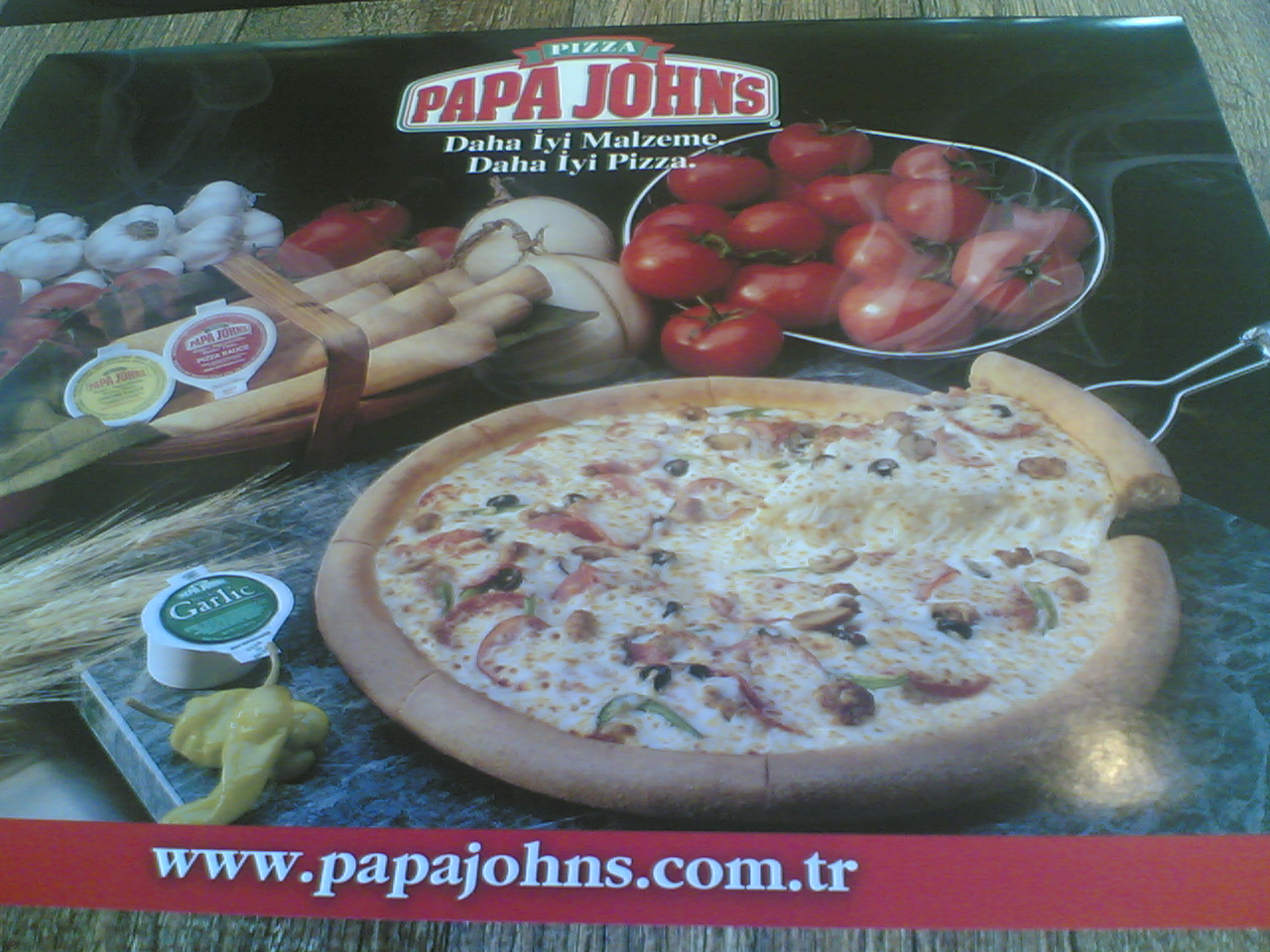  Papa John's Pizza [Tadım Notlarım ve Fotoğraflar]