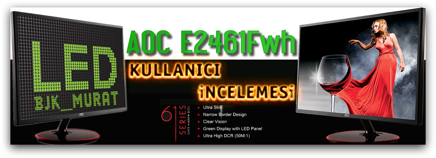  AOC E2461Fwh LED Monitör 23.6' İncelemesi, 75 Hz Yapmak Resimli Anlatım!