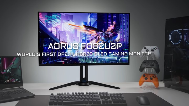 Gigabyte, Aorus markası altında 3 yeni OLED oyun monitörünü piyasaya sürdü