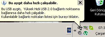  USB Görmüyor