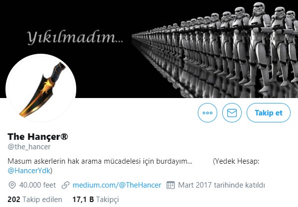 Hesap hesap Twitter'daki Fethullahçı askerler (Kimleri Nasıl Tehdit Ediyorlar)