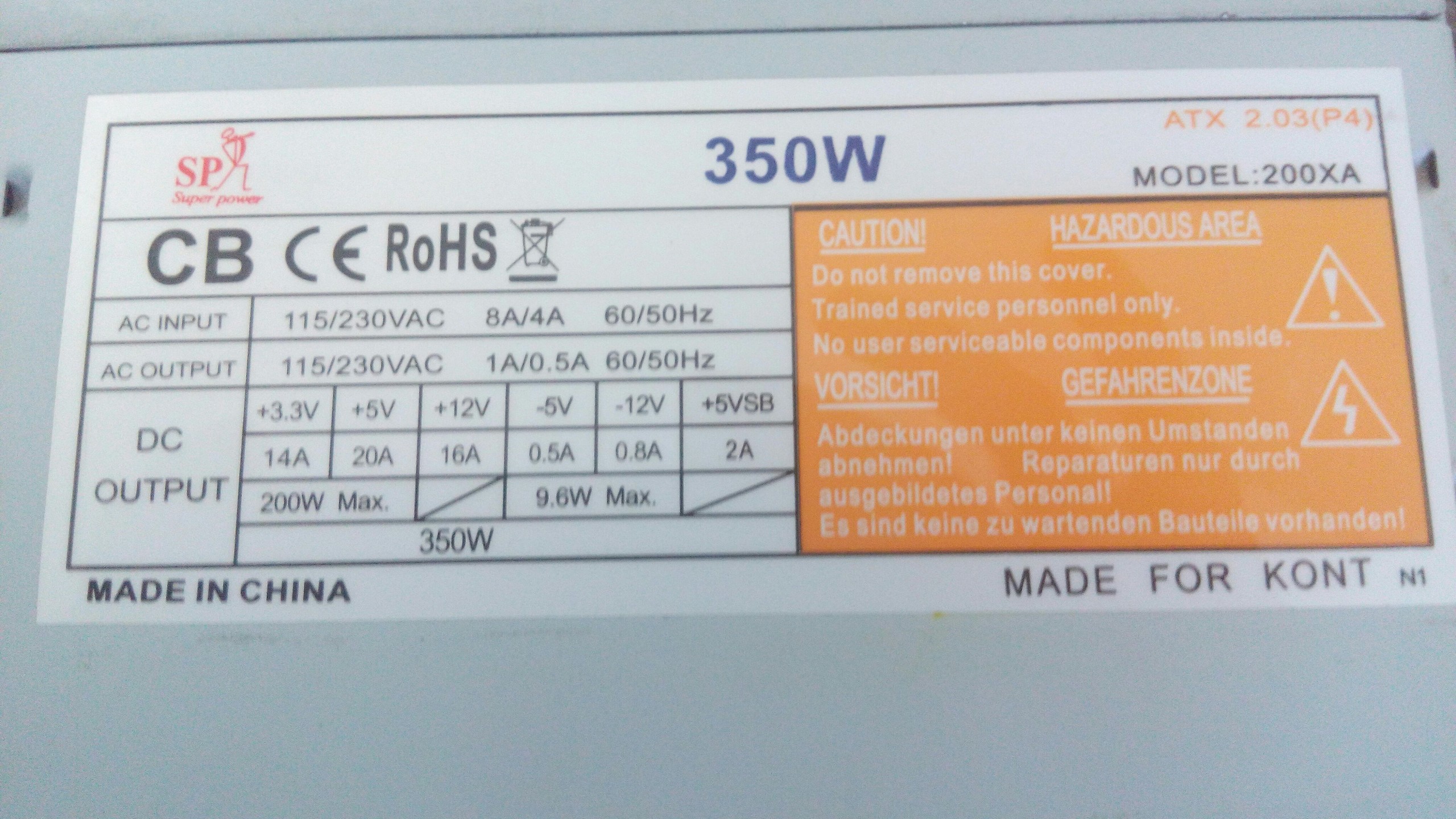  [Çözüldü] PSU KAÇ WATT