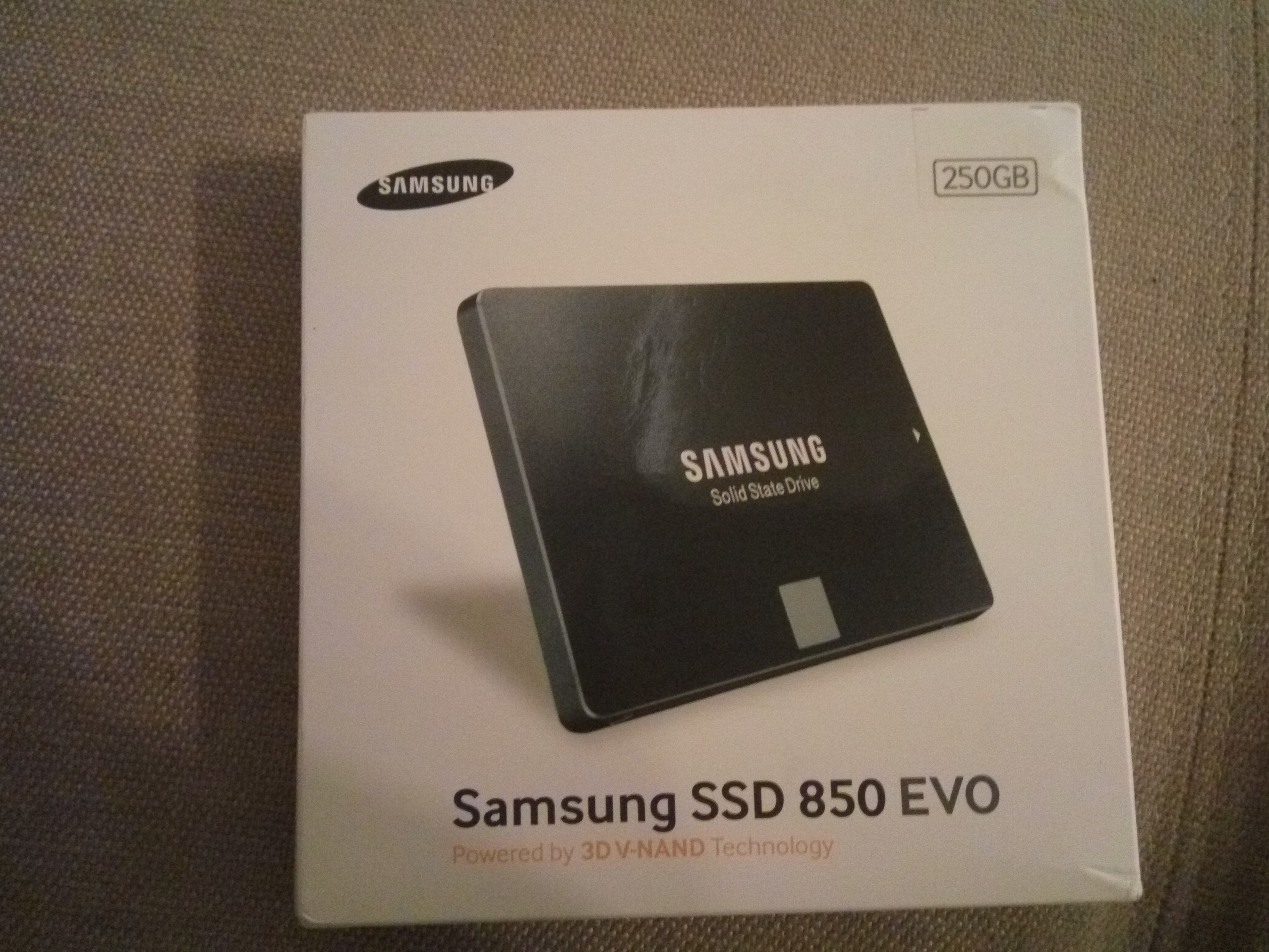  SAMSUNG 850 EVO 250GB SSD(Sıfır, Kutusu Açılmamış) 250 TL