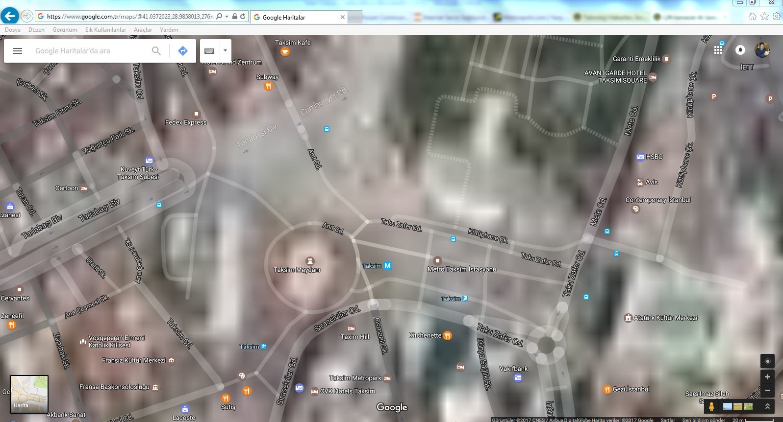 карты с фотографиями местности и улиц гугл
