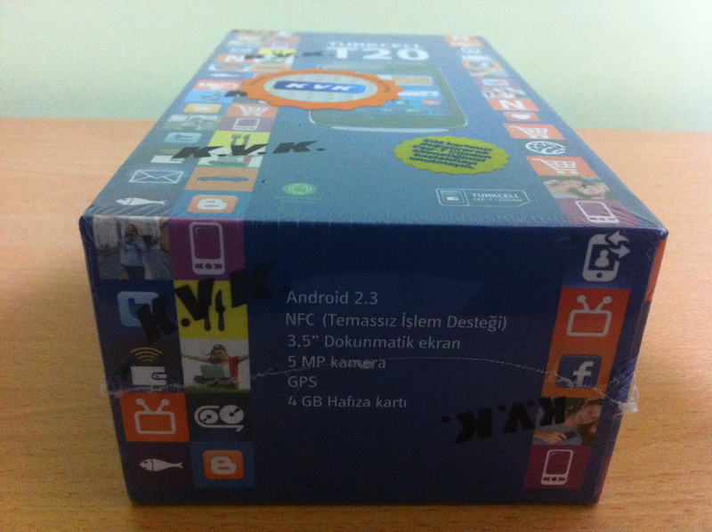 TURKCELL T20 Sıfır Ambalajında 350 TL - SATILDI-
