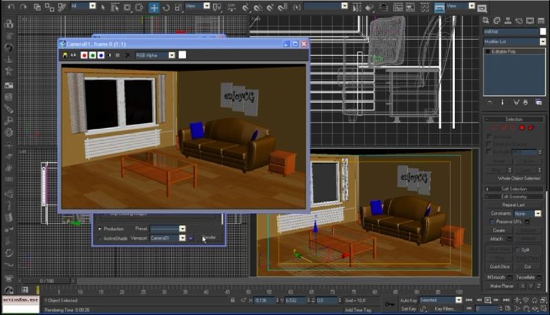  3Ds Max Dersleri Çok Geniş Video Arşivimi Paylaşıyorum.. Kendi Upload'ım