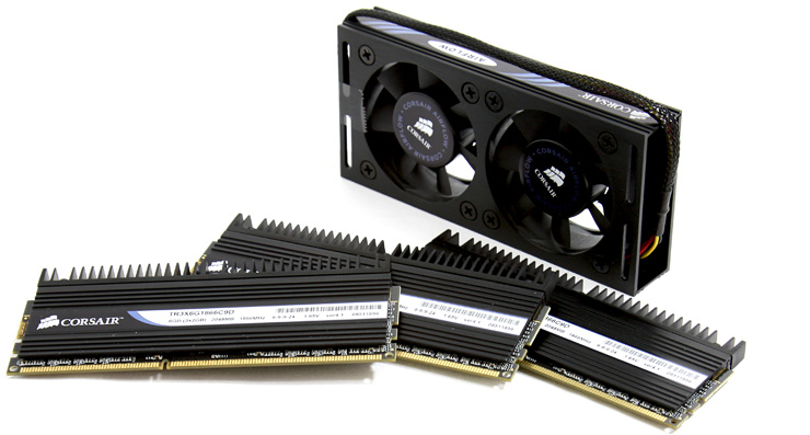  CORSAIR DOMINATOR 3X2GB 1866 DDR3 TRIPLE CHANNEL RAM