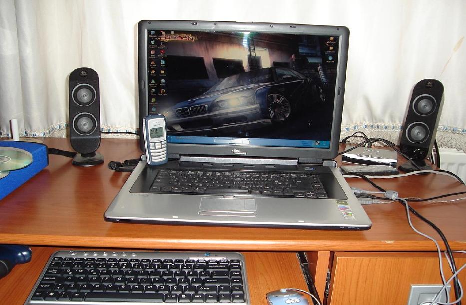  17'(1440x900),256Mb PAYLASIMSIZ Nvidia6800,1GBDDRII Ram Laptop