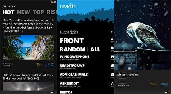 WP tarafının popüler Reddit istemcisi Readit, büyük bir güncelleme daha aldı