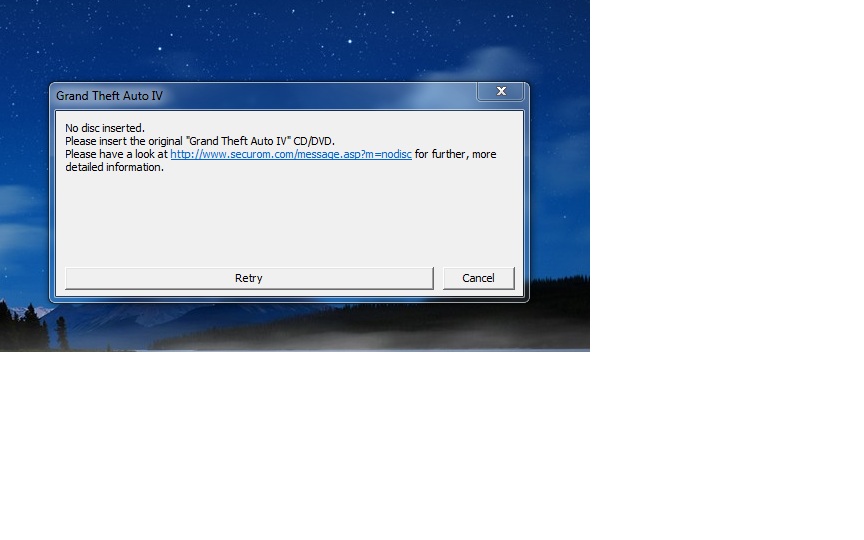  GTA 4 Orinal SecuROM hatası