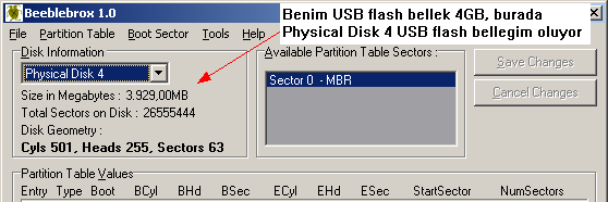  USB Bellekleri Bootable Yapmak - Eski konu