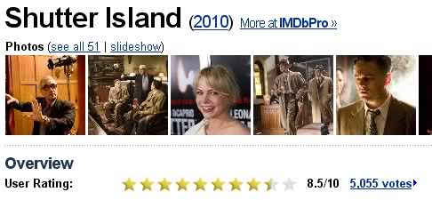  Shutter Island (2010) | Martin Scorsese | Leonardo DiCaprio