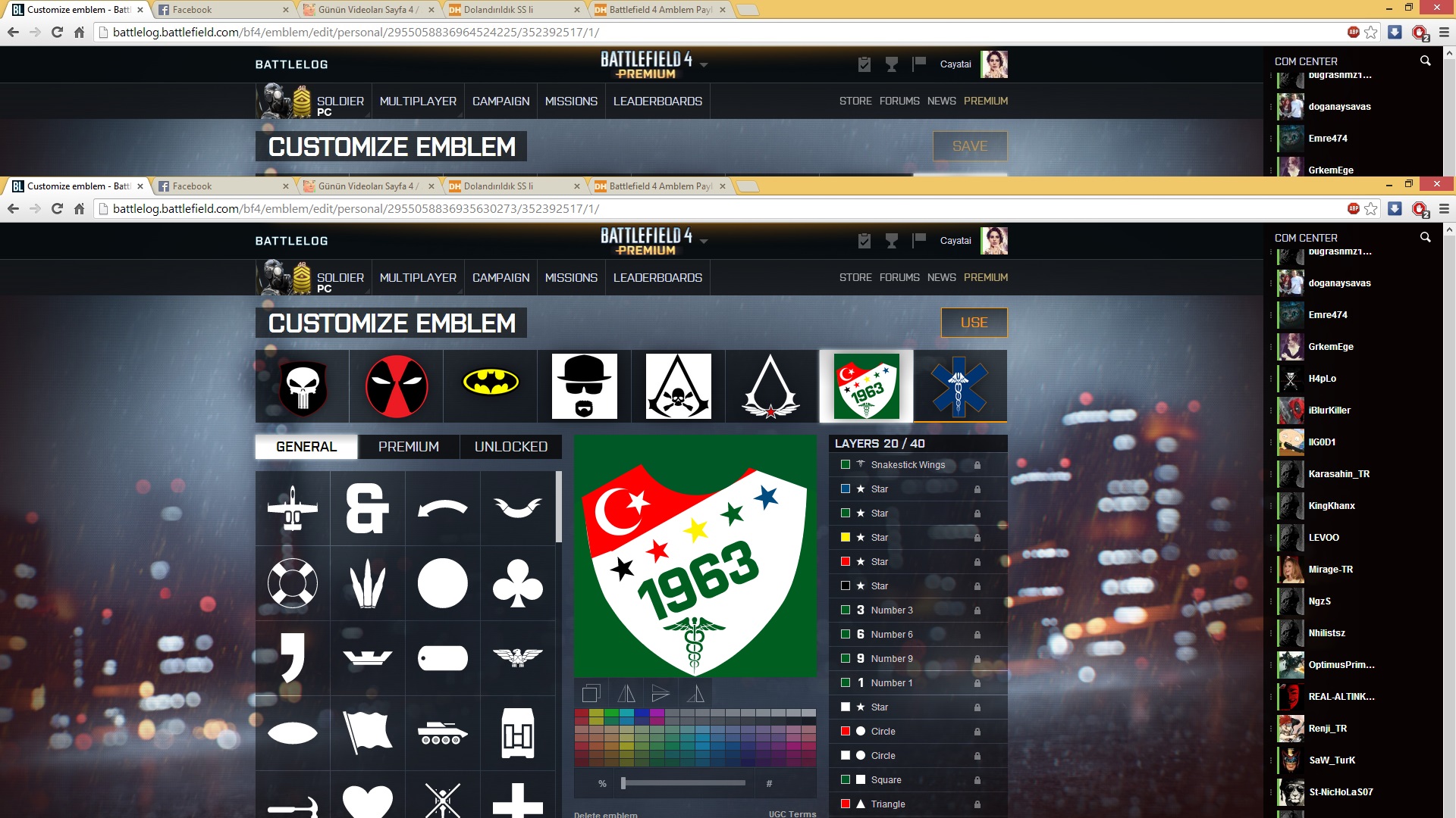  Battlefield 4 Amblem Paylaşımı [ANA KONU]