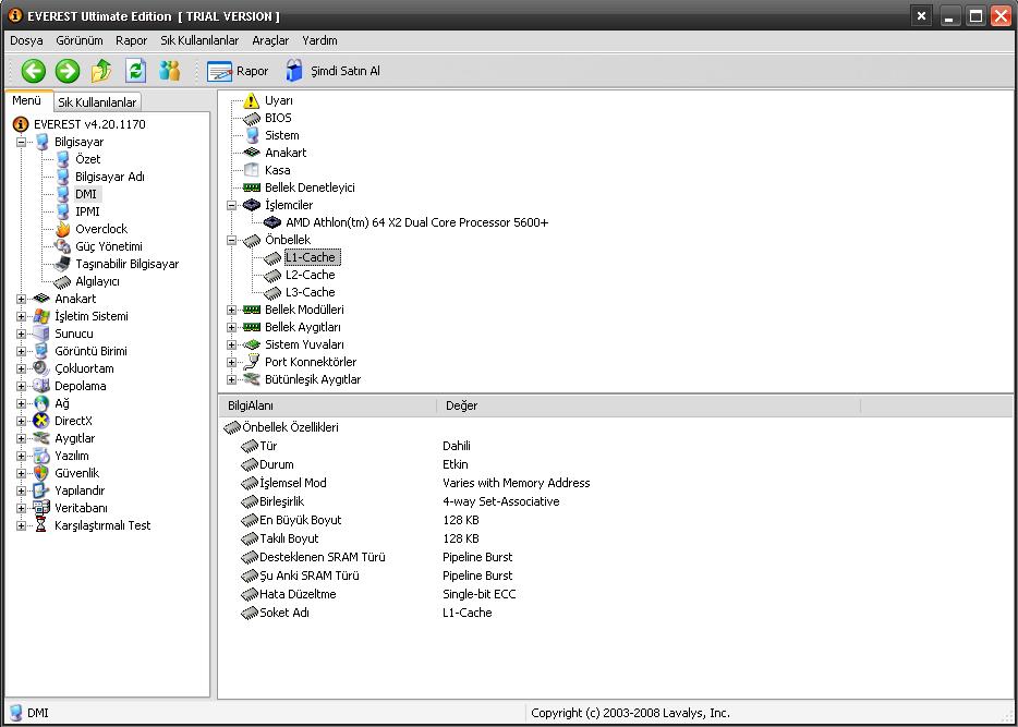  AMD X2 5600+ L2 Cache Bellek Sorunu..Lütfen YARDIM.!!