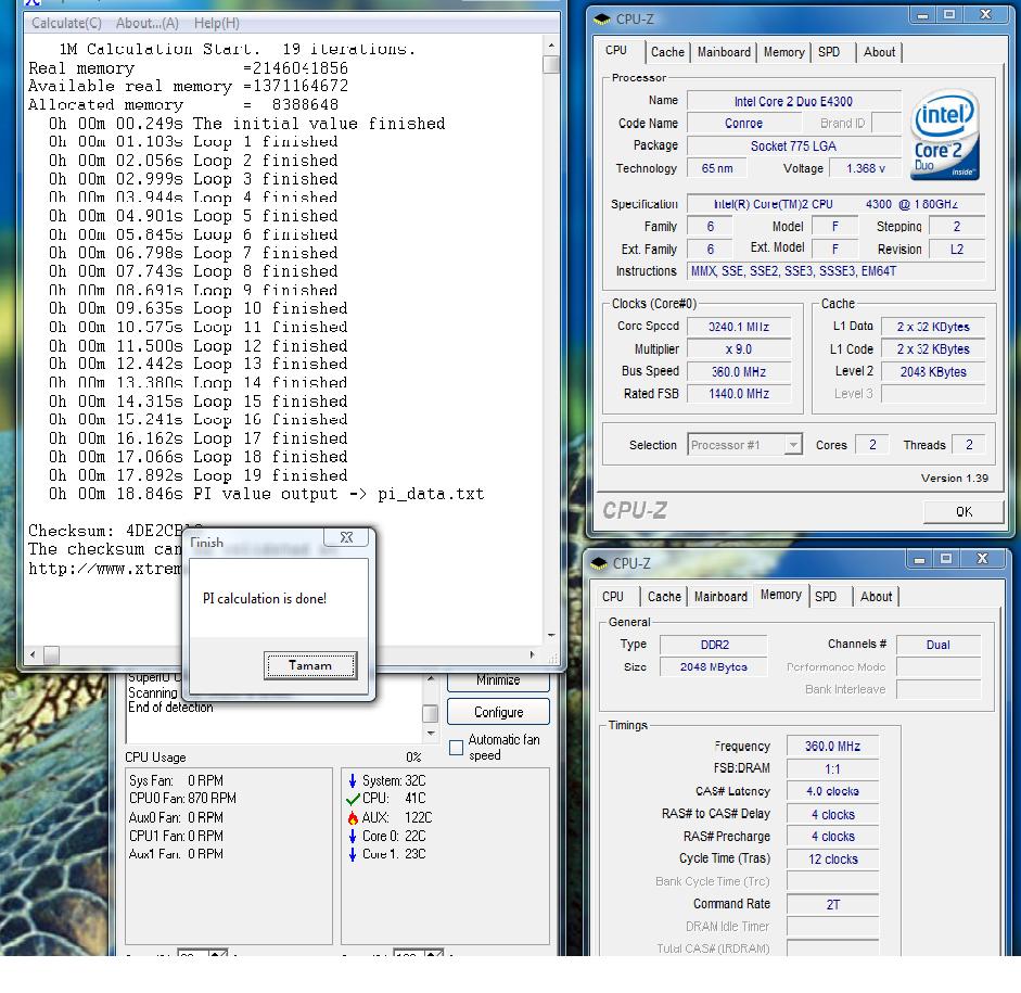  E4300ler BURAYA 3600MHZ REKOR resimli anlatım..